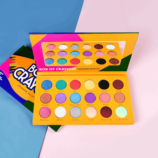18 Color Diary Eyeshadow Pearly Matte Burst Eyeshadow - Mubimart