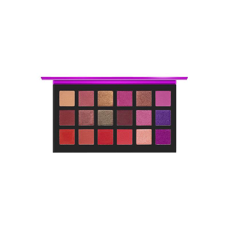 18 color eyeshadow palette square eyeshadow - Mubimart