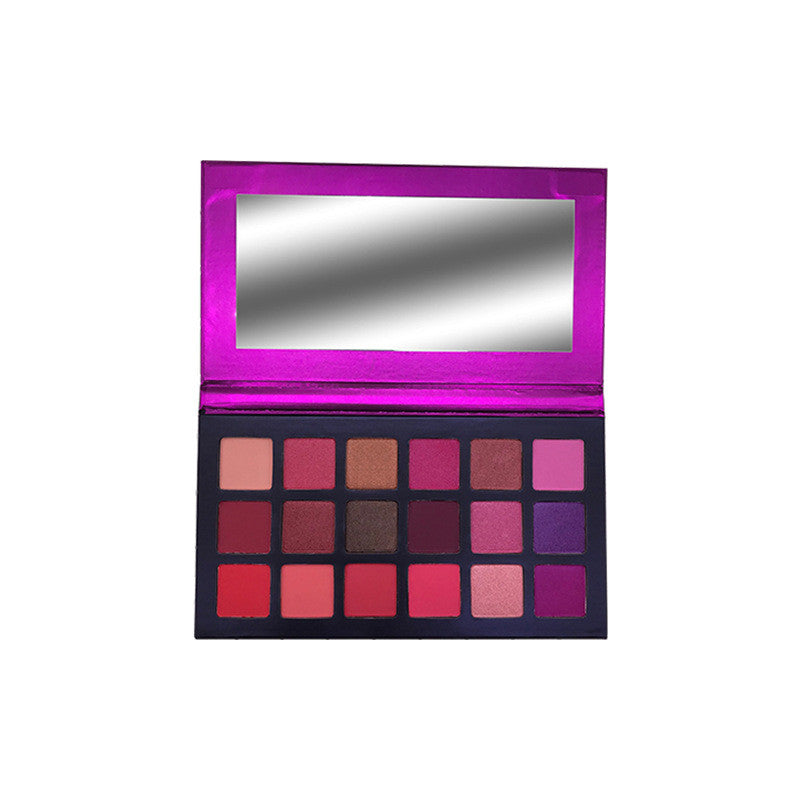 18 color eyeshadow palette square eyeshadow - Mubimart - Eyeshadow 