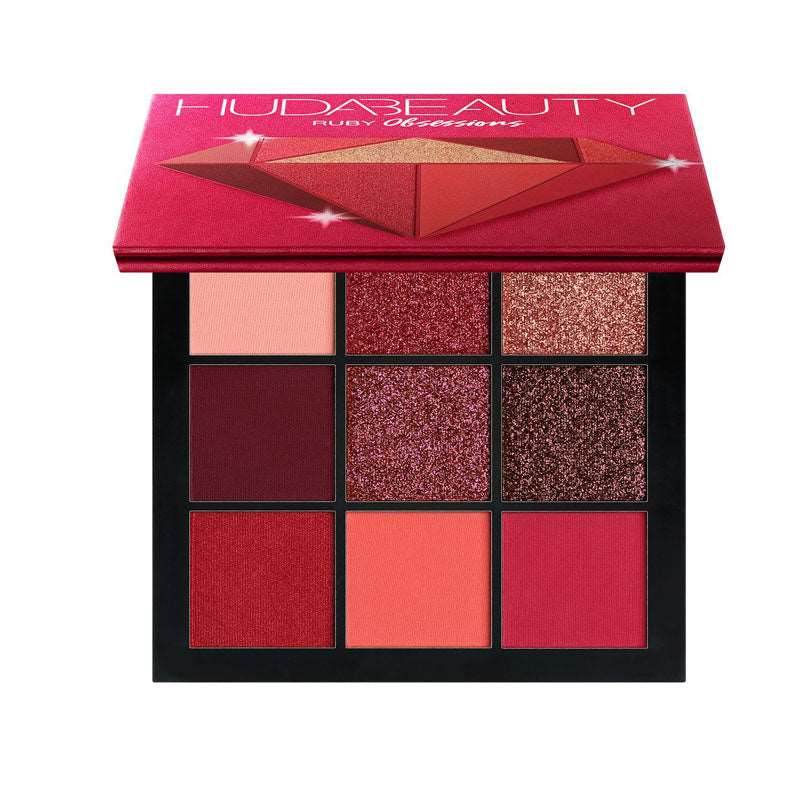 18 color eyeshadow pearlescent matte earth color eyeshadow - Mubimart