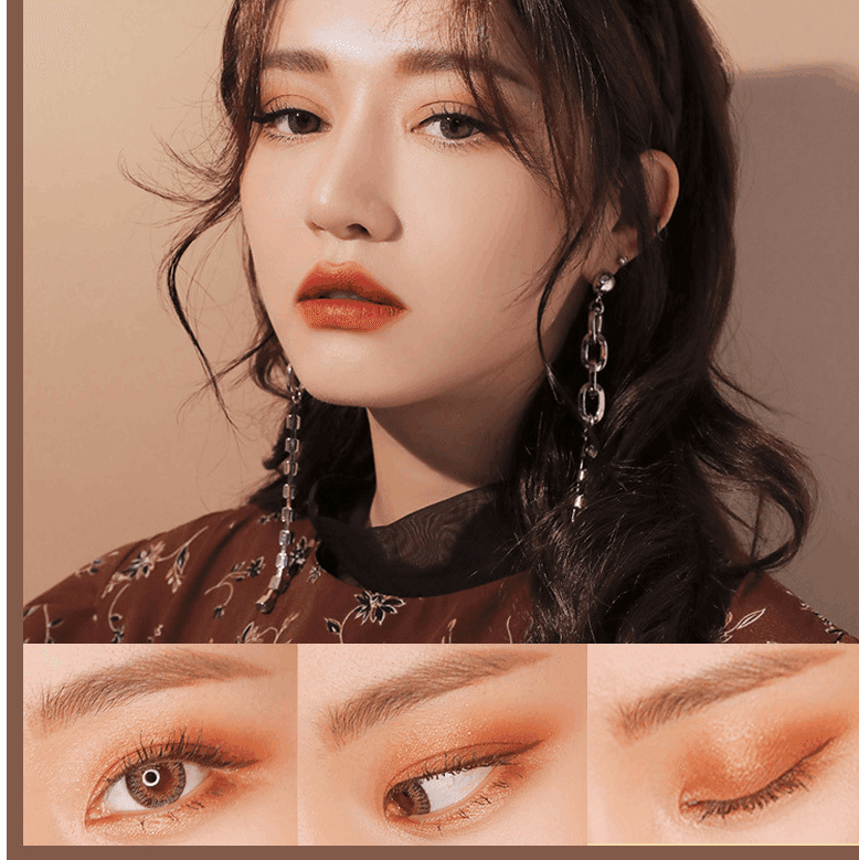 18 color eyeshadow pearlescent matte earth color eyeshadow - Mubimart