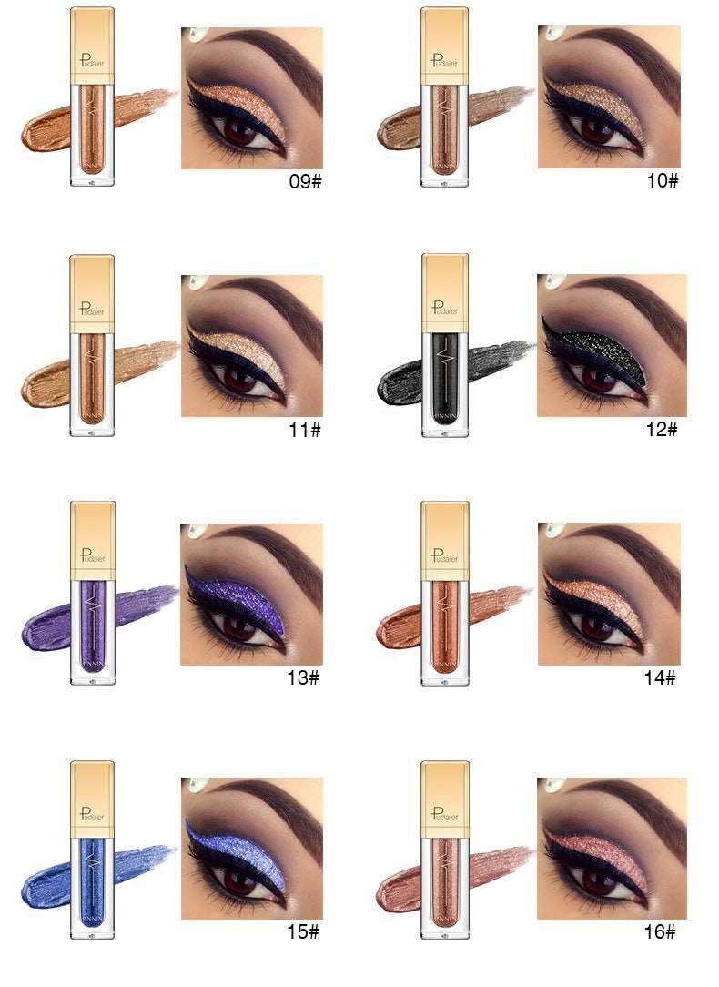 18-color glitter eyeshadow - Mubimart