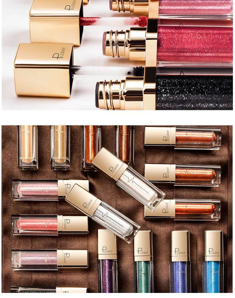18-color glitter eyeshadow - Mubimart