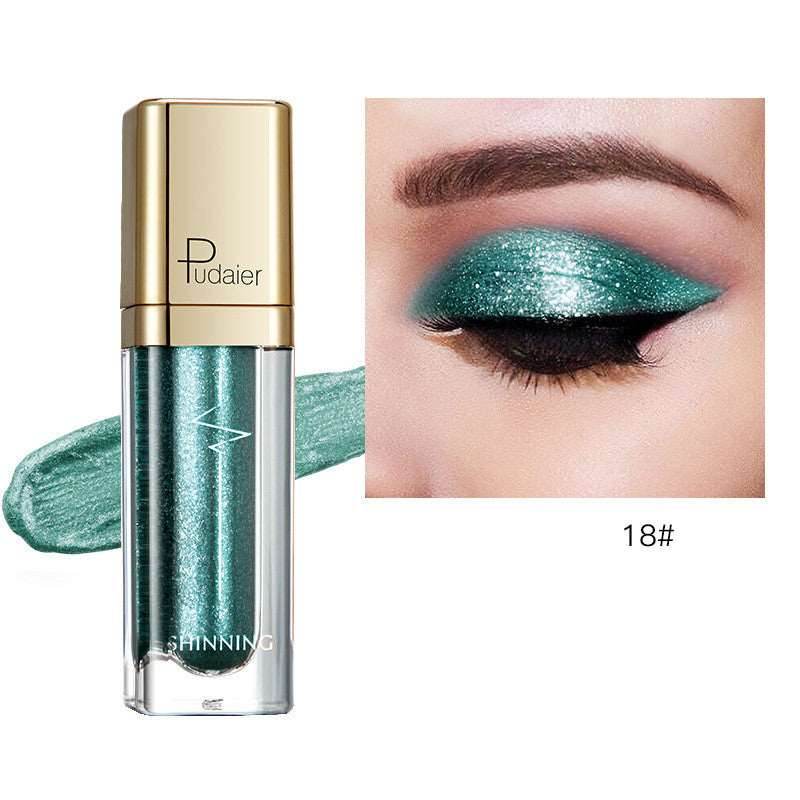 18-color glitter eyeshadow - Mubimart