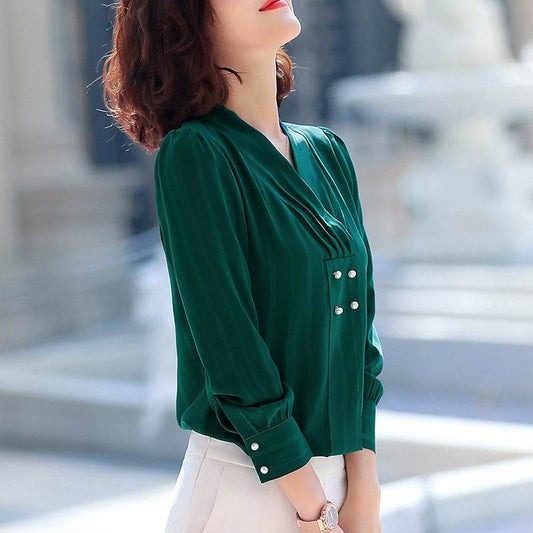 Chiffon Blouse - Mubimart