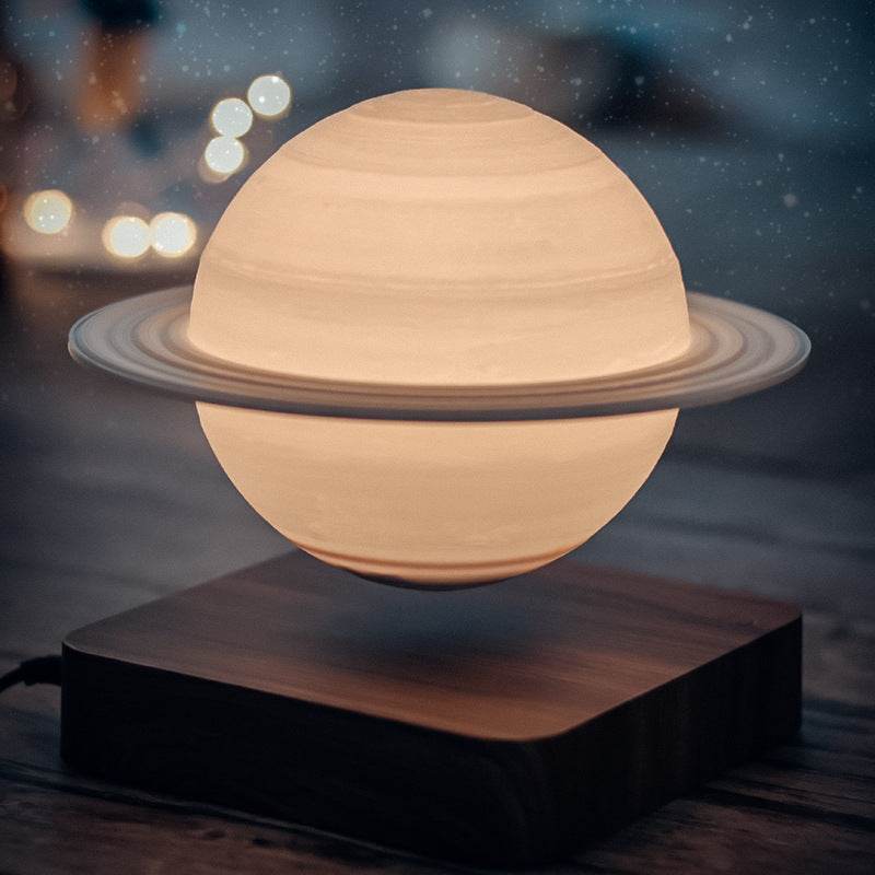 Magnetic levitation desk lamp moon - Mubimart