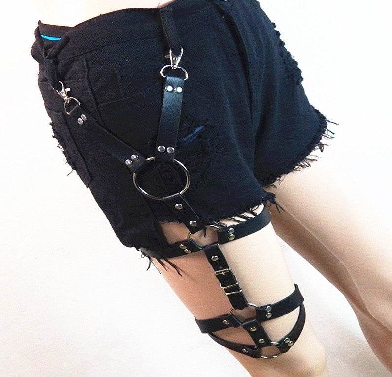 European And American Irregular Winding Trend Garter Belt - Mubimart