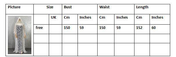 Lace Embroidery Loose Plus Size Robe Including Headscarf Dress - Mubimart