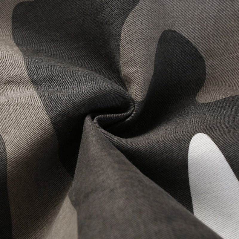 CAMO JOGGER BUTTON UP PANTS - Mubimart