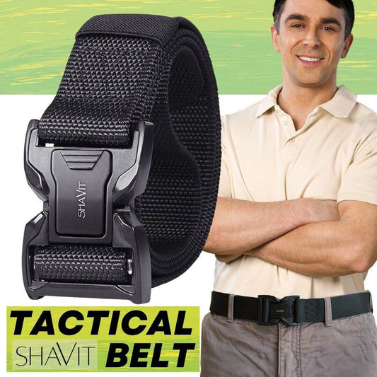 Men's Tactical Military Belt Quick Button Release Buckle Waistband Belts For MEN - Mubimart