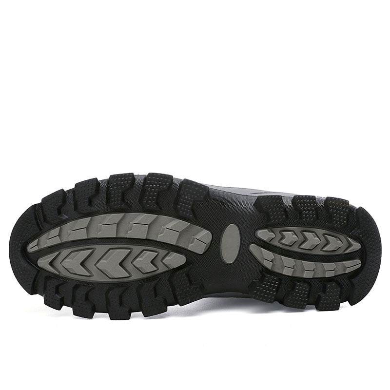 Men's large size snow boots hiking shoes - Mubimart
