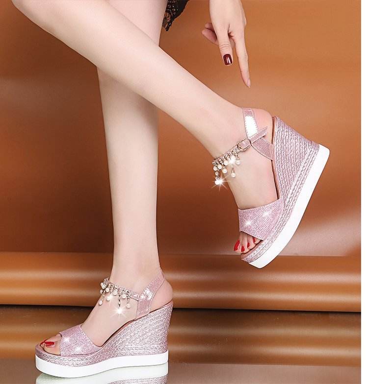 Wedge Roman Sandals Platform Sandals - Mubimart