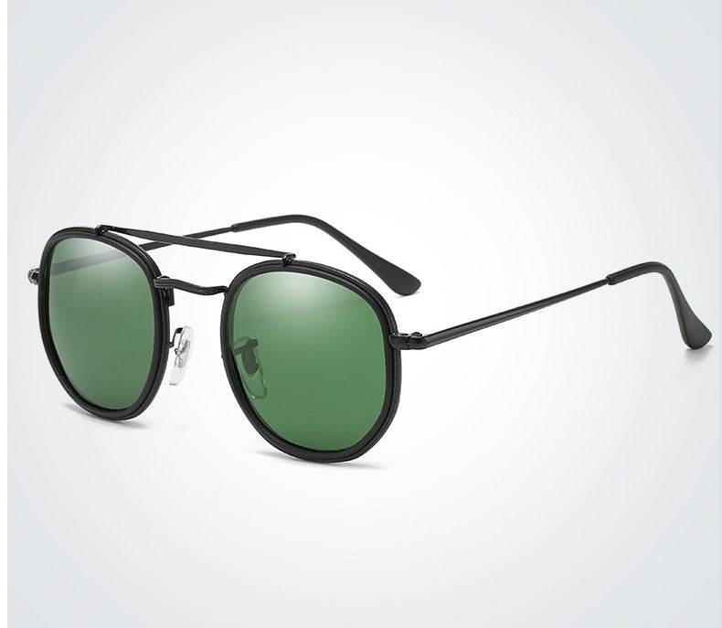 Metal polarized sunglasses - Mubimart