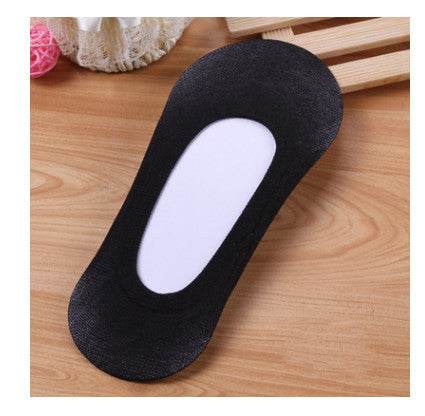 Single shoes and socks, home candy color boat socks, socks, socks, non-slip women's floor socks, invisible socks, boneless socks - Mubimart