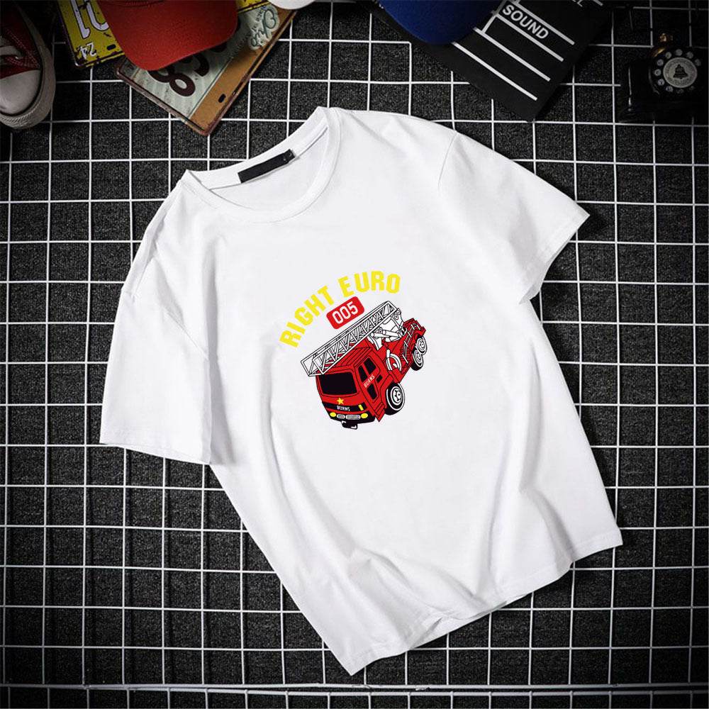 Women's loose summer plus size t-shirt - Mubimart