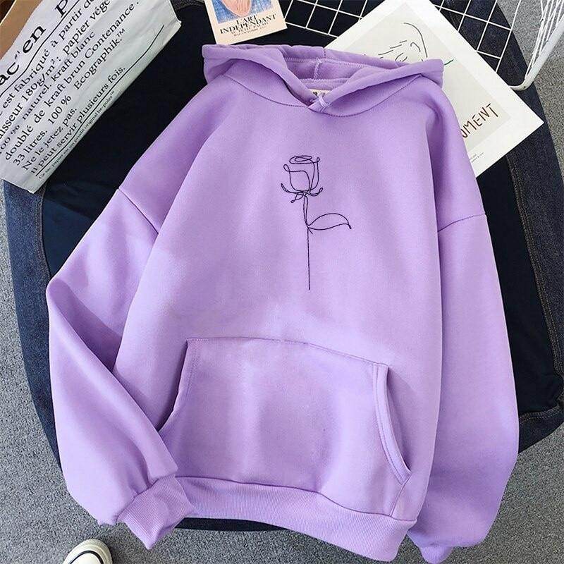 Rosane - Rozendruk Hoodies Sweatshirts voor Dames - Mubimart
