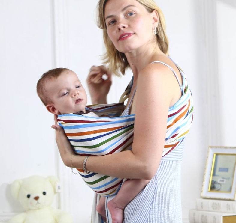Baby sling solid color baby carrier - Mubimart