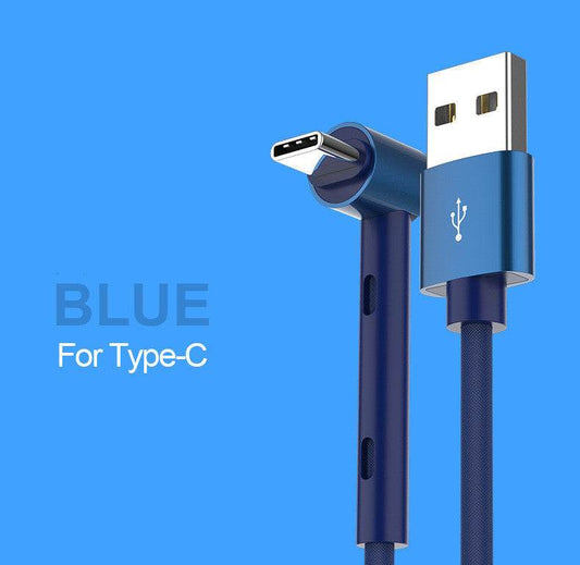 curved phone charging cable - Mubimart