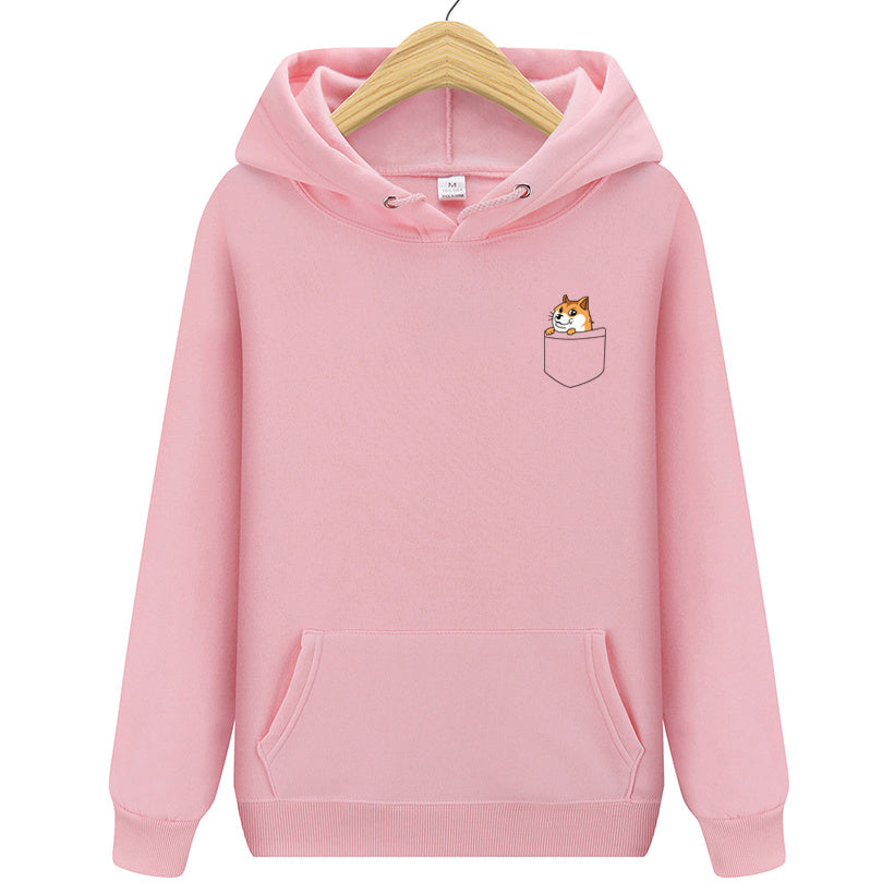 Hooded pullover sweater