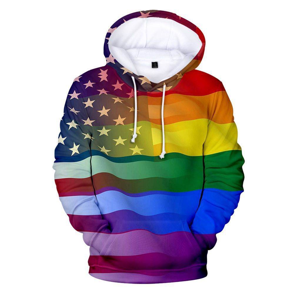3D printed men's and women's hoodies - Mubimart