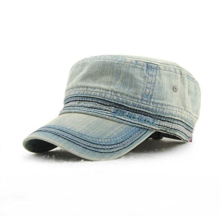 Cowboy cap Flat top hat - Mubimart