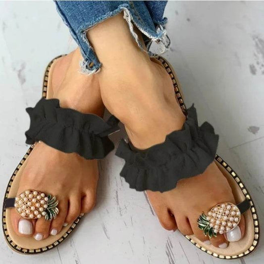 Pineapple flip-flops - Mubimart