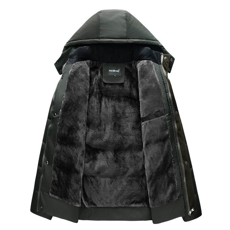 Men's plus down down padded jacket - Mubimart