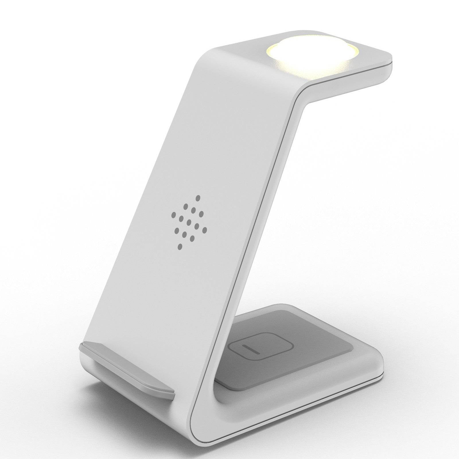 3 In 1 Fast Charging Station Wireless Charger Stand Wireless Quick Charge Dock For Phone Holder - Mubimart