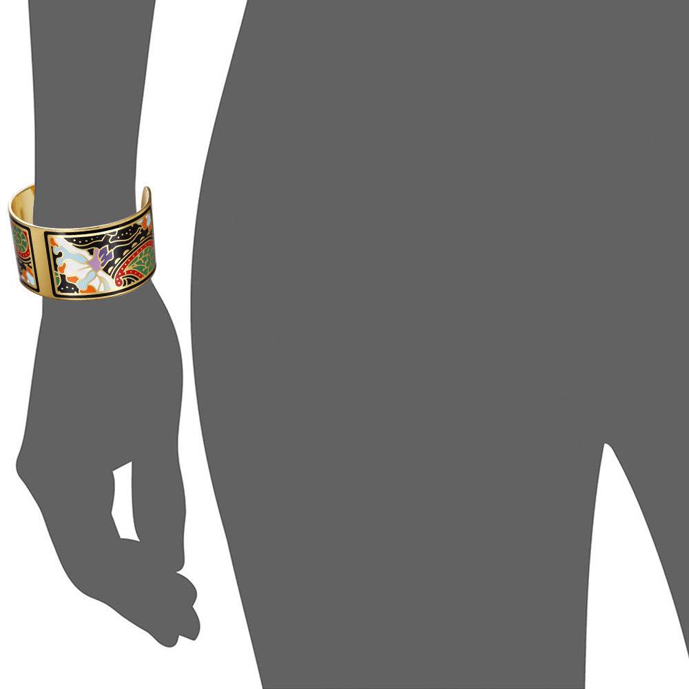 Bangle enamel bracelet - Mubimart