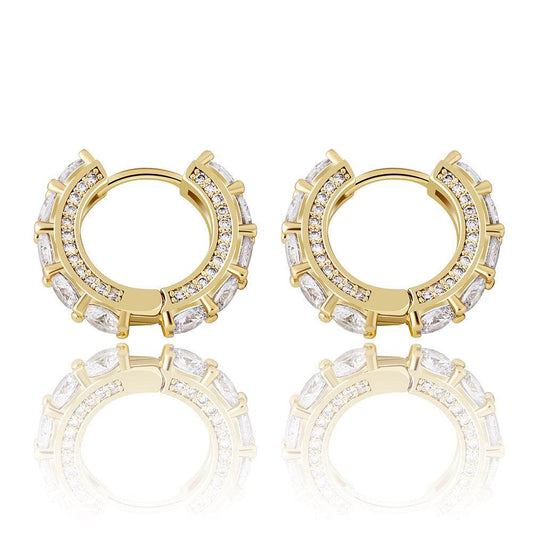 New Huggie hoop earrings - Mubimart