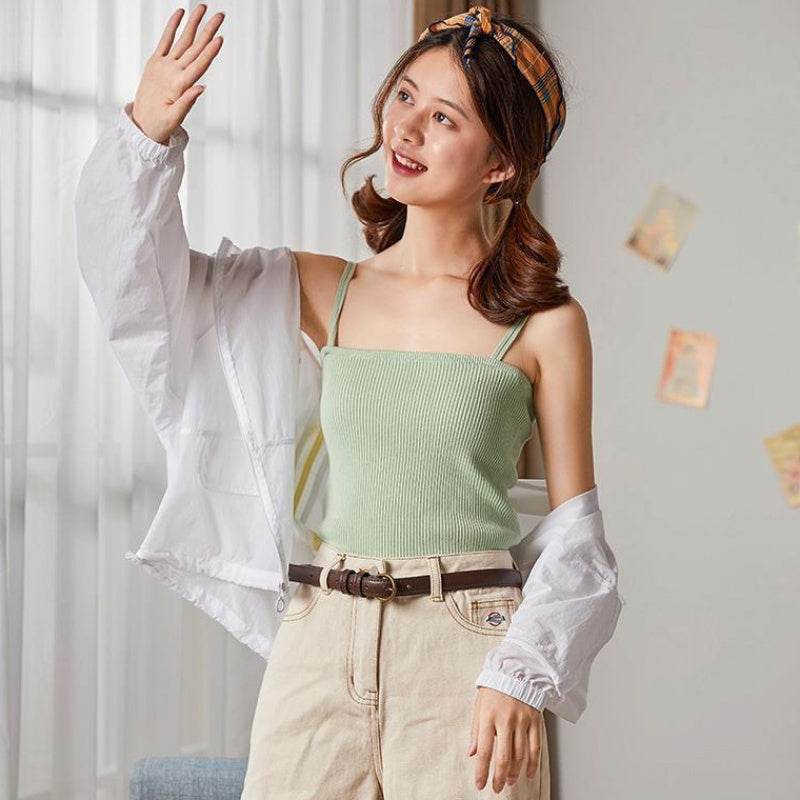 Women's camisole undershirt with camisole - Mubimart