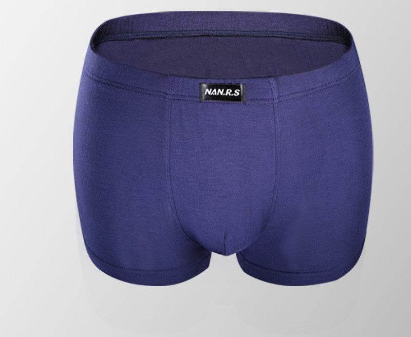 Men's Boxers Mid-waist Modal Boxers Youth Short Underpants - Mubimart