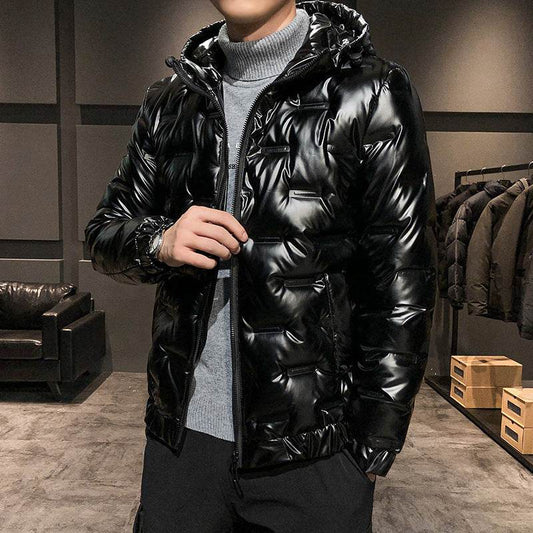 Casual Men's Winter Warm Ultralight Down Jacket Duck Down Coat - Mubimart
