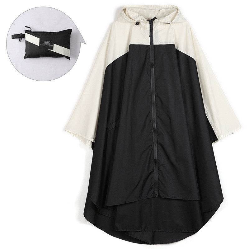 Cape stitched raincoat - Mubimart