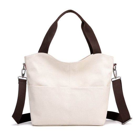 Shoulder women bag canvas bag - Mubimart