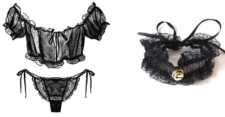 Pajama tube top set - Mubimart