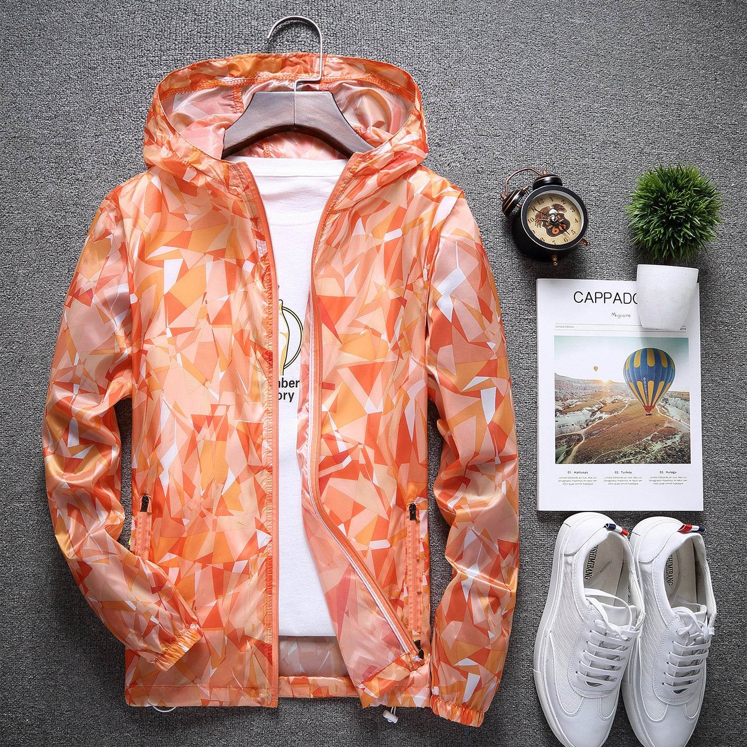 Lightweight sports trench coat - Mubimart