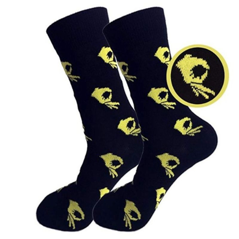 Ok gesture socks cotton socks - Mubimart -  