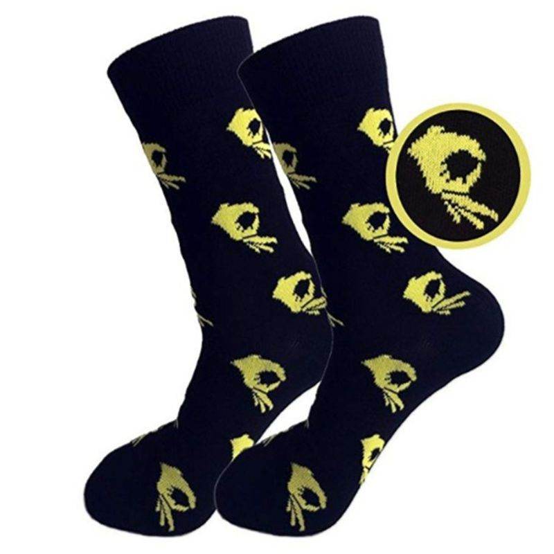 Ok gesture socks cotton socks - Mubimart