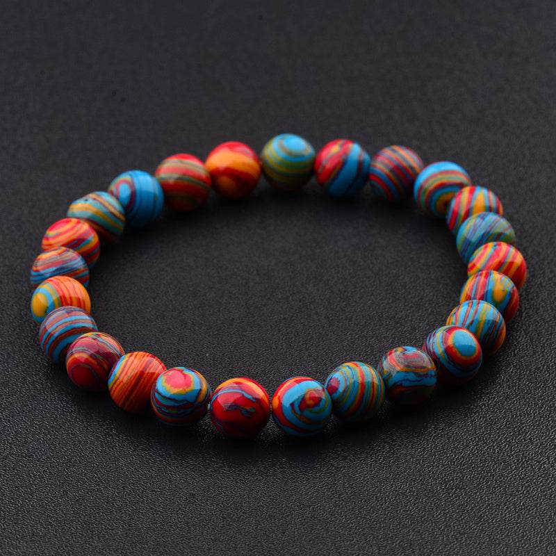 3 Style Colorful Chakra Stone Beaded Women Bracelet - Mubimart