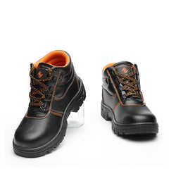 Work shoes steel toe high-top work shoes