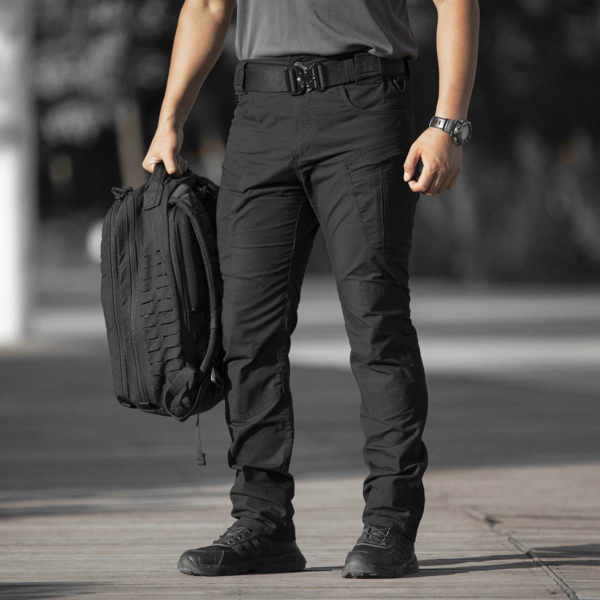Loose Multi-pocket Durable Men's Cargo Pants - Mubimart