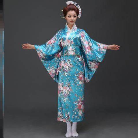 Japanese God Girl Kimono Female Formal Dress - Mubimart