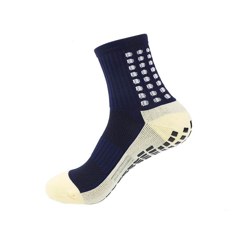 Professional Training Competition Thick Towel Bottom Middle Tube Glue Dispensing Non-slip Athletic Socks - Mubimart