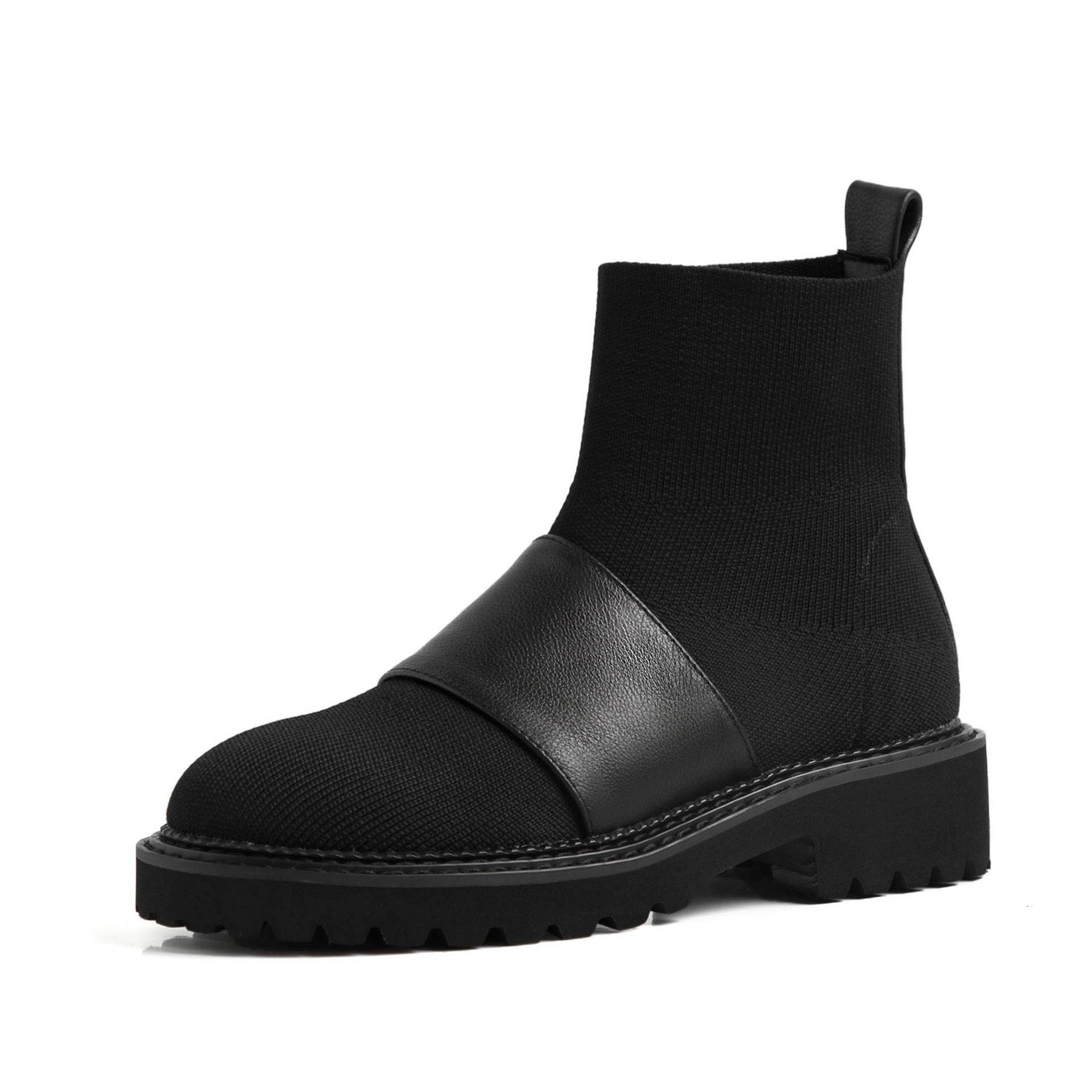 Single boots socks boots women boots - Mubimart