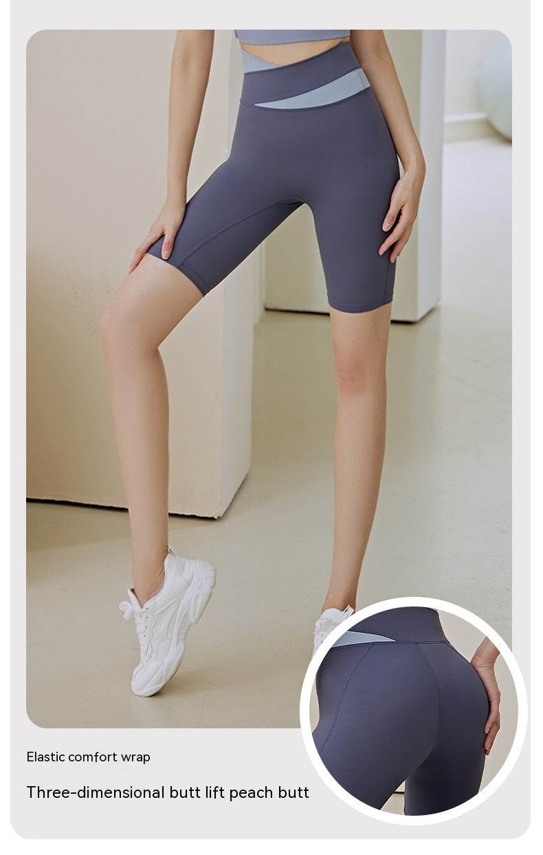 Women's One-piece Chest Pad Top Pants Workout Clothes Suit - Mubimart