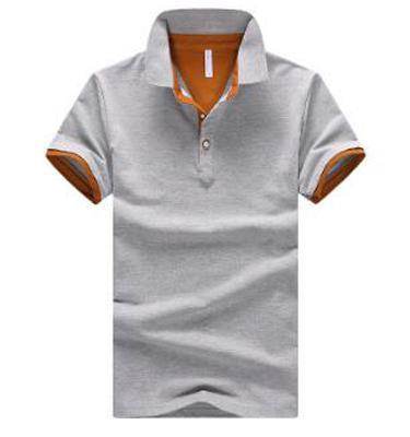Mens Stand Collar Polo Shirt - Mubimart