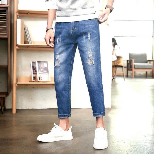 Men's ripped jeans - Mubimart