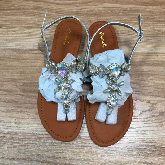 Bohemian flip-flops - Mubimart