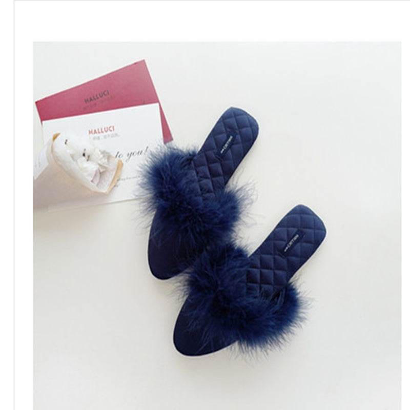 Fashionable household indoor slipper female - Mubimart